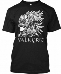 Viking Valkyrie Of Valhalla Odin Ragnar Unisex T-s&auml;rk S