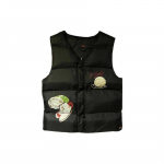 Jordan Artist Series Tr&uuml;kitud &Uuml;he Rinnaga V-kaelusega Vest Meeste &Uuml;ler&otilde;ivad Must DV1608-010 XS