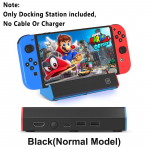 VAORLO kaasaskantava laadimisdoki alus 4K HDMI-&uuml;hilduva adapteriga / USB 2.0 / C-t&uuml;&uuml;pi port Nintendo l&uuml;liti jaoks / OLED-doki l&uuml;liti