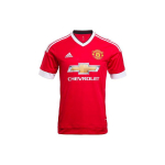 Adidas Manchester United 15-16 Hooaeg Treening Jalgpall L&uuml;hikeste Varrukatega T-s&auml;rk Meeste Topid Punane AC1414 XL