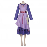 Kuningas Magnifico Soov Asha Cosplay Kost&uuml;&uuml;m Jakk V&ouml;&ouml; Keep &Uuml;likond &Uuml;htne Mehed T&auml;iskasvanud Lapsed Halloween Asha Maskeering Rollim&auml;ng Kleit &Uuml;likond L