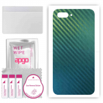 apgo Protective Skin Sticker for the back compatible with Honor 10, Wrap Film, Foil, Vinyl - Pattern Carbon Chameleon CAKA1