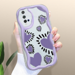 Armas koomiksimustriga kreemjas tekstuuriga korpus Lainelise servaga pehme silikoonkaanega telefoni&uuml;mbris Huawei Honor Infinix Tecno iPhone'i jaoks Honor 20 valge