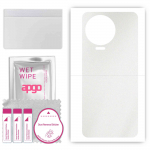 apgo Protective Skin Sticker for the back compatible with Infinix Note 12 2023, Wrap Film, Foil, Vinyl - Pattern Matte Transparent