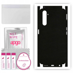 apgo Protective Skin Sticker for the back+sides compatible with Realme 6 Pro, Full Wrap Film, Foil, Vinyl - Pattern Matrix