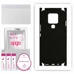 apgo Protective Skin Sticker for the back+sides compatible with Tecno Camon 16, Full Wrap Film, Foil, Vinyl - Pattern Matrix