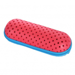 T&otilde;mblukuga ujumisprillide &uuml;mbris Kerged kaitse&uuml;mbrised prillide jaoks Ventileeritava disainiga prillide karp ujumisvarustuse hoidmiseks roosa punane v&auml;rv