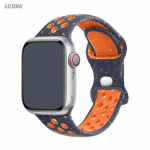 Sport kummist kellarihm Apple Ultra 2 49mm silikoonrihm IWatch seeria jaoks 9 8 7 6 5 SE 45mm 44mm 42mm 41mm 40mm 38mm Apple kellarihma jaoks 38mm 40mm 41mm &SM
