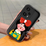 Pehme silikoonist ruudukujulise redeliga printimismustriga telefoni korpus, t&auml;iskaanega kaamera p&otilde;rutuskindel kaitse kummist &uuml;mbris Xiaomi Redmi jaoks Redmi 10 valge