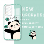 P&otilde;rutuskindel Joonisfilm Astronaut Kristall&uuml;mbris T&auml;ielik Katvus Kaamera Kaitse L&auml;bipaistev Pehme Telefoni&uuml;mbris Samsungile Samsung A02