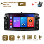 Android Auto Multimeedia Stereopleier Raadio Video Carplay Toyota Corolla E120 2000-2006 BYD F3 GPS WIFI Android Auto jaoks