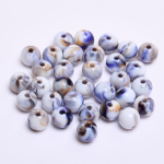 Pilveefekt &uuml;mmargune 8 mm vaigust p&auml;rlite kaunistamine Aksessuaarid Moeehted K&auml;sit&ouml;&ouml; 30 tk Imitatsioon Jade Stone lahtised helmed Style3 8mm 30Pcs