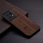 &Uuml;mbris Motorola Edge 50 Pro Ultra Fusion Moto X50 Ultra coque bambusest puidumustriga Nahkkate funda Luksuslik telefoni&uuml;mbris, capa Edge 50 Pro