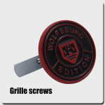 3D metallist Saksa Wolfsburgi logo Kleebis Auto pagasiruumi logo kleebised Esiv&otilde;re Embleemim&auml;rk GTI Golfile 2 3 4 5 6 7 MK2 MK3 MK4 MK5 MK6 MK7 5- Front Grille Badge