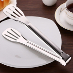 Roostevabast terasest toidutangid Rootsi lauas BBQ kuumusevastased leivaklambrid kondiitritooted, grill-k&ouml;&ouml;gitangid