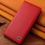 Samsung Galaxy A91/A72/A70S/A55/A54/A53/A52/A51 ehtsast nahast klapiga kaitse&uuml;mbris. Galaxy A52