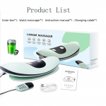 Jinkairui Waist Massager Airbag hot Compress Vibration Lumbar Massager Home soothing Waist artifact