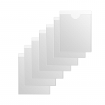 10 tk isekleepuvad plastiktaskud hoidikud Sildi kleebised kaitseks 7*10cm