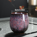 1 tk Keraamilised joogin&otilde;ud kohvitassid Hiina portselanist Kung Fu teetassid keraamilised teetassid