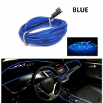1M/2M/3M/4M/5M auto sisevalgustus LED-riba kaunistus Garland traattross torujuhtme painduv neoonvalgus USB-auto pistikupesa ajam 5M USB Plug