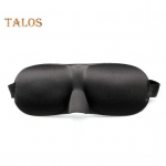 Kuivade silmade magamiskott Korduvkasutatav pehme silmaplaaster kuivadele silmadele 3D pimendav silmakatte kaitseprillid niiskuse s&auml;ilitamiseks ja mugavuseks must