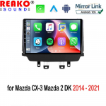 Android Auto Raadio Mazda CX-3 CX3 Mazda 2 DK 2014 - 2021 Carplay Stereo Auto Multimeediapleier GPS Navigatsioon NO 2din 4-core 1+32CP