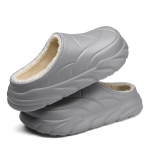 Soojad talvised puuvillased kingad naistele soojad karusnahad Kodusussid EVA libisemiskindlad pl&uuml;&uuml;ssussid siseruumides paar paks tallaga jalatsid liugused 40-41 hall v&auml;rv