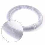 Villane plush auto rooliratta kate Pehme soe varustab mugavat auto rattakaitset must