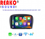 Android Auto Raadio Mercedes SL R230 SL350 SL500 SL55 SL600 SL65 2001 -2007 Navigatsioon GPS Multimeedia M&auml;ngija Stereo wifi+4G 4-core 1GB+32GB carplay