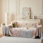 Prantsuse tipptasemel &scaron;enilltr&uuml;kiga diivanir&auml;tik, universaalne diivani kate igaks aastaajaks, t&auml;iskaanega diivanikate, diivanitekk 180*130cm