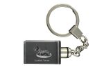 Scottish terrier, Aberdeen Terrier, Scottie, Aberdeenie - Crystal key ring with dog photo, illuminated key ring, unique gift by Art-Dog brand