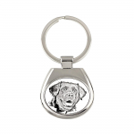 Stabyhoun, Stabijhoun, Fryske Stabij - keychain with a dog, keychain with a print, personalized pendant from the Art-Dog brand