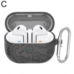 Samsung Galaxy Buds 3pro/Buds 3 k&otilde;rvaklappide kaitsekonks, millel on Buds3pro jaoks integreeritud Anti O4A4 grey-for galaxy buds 3 or 3pro