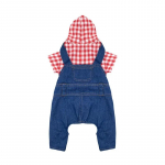 Lemmikloomade r&otilde;ivad v&auml;ikestele ja keskmistele koertele Chihuahua kassi kombinesoonid kapuutsid Triibuline ruuduline koerariided Prantsuse buldogi kutsikate r&otilde;ivad XS