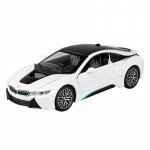 1/24 BMW I8 Superauto Sulamist Autopilt Diecasts M&auml;nguautod Simulatsioon Metallist Mudelauto Kogu Laste S&uuml;nnip&auml;evakingitused valge