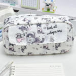 Cartoon armas kassi pliiatsi kott, suure mahutavusega kolmekihiline pliiatsi&uuml;mbris mustusekindel hoiukott, kingitus