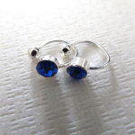 Clip On U Body Crystal Rhinestone k&otilde;rvar&otilde;ngas nina huule r&otilde;ngas k&otilde;rva manseti Stud must