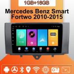 Autoraadio Android Auto Carplay Mercedes Benz Smart Fortwo 2010-2015 jaoks Multimeediapleier Peaseade Stereo GPS-navigatsioon BT WIFI 1+16GB 1+16GB blue
