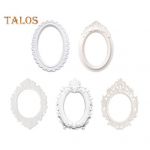 5 tk Reljeefne kleebis Retro stiilis &otilde;&otilde;nes disain scrapbooking tarvikute raamid DIY pitsi meisterdamise komplekt pildiraam C