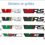 Skoda 2 a7 tour RS Octavia Fabia 1 Rapid Kodiaq Yeti Karoq Superb metallist auto esiv&otilde;re embleemile autokleebiste tarvikud Style 1 Stickers
