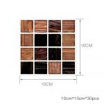 Moodne seinakleebis Retro PVC veekindel kleepuv kodukleebis k&ouml;&ouml;gi-vannitoa m&ouml;&ouml;bli jaoks 10pcs