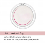 1 tk meik Matte Mist Velvet Compact Powder Veekindel peitekreem &Otilde;likontrolliga n&auml;opuuder Kosmeetiline pressitud puudri poorid n&auml;htamatud