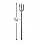 304 roostevabast terasest armas s&ouml;&ouml;giriistade komplekt Creative Trident Fork Western nuga lusikas kahvel h&otilde;ben&otilde;ude lauan&otilde;ude komplekt black-dinner fork-1p