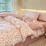V&auml;ike v&auml;rske neljaosaline voodilina Tekikate &Uuml;hiselamu Kolmeosaline voodipesu 1.5m bed