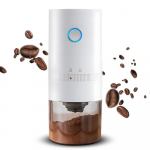 Kaasaskantav elektriline kohviveski keraamilise teraga Burr veski USB laetav kohvioa NO Scale valge