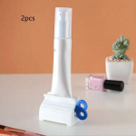 Automaatne hambapasta pressimismasin Perforeerimata hambapasta hoidik Hambapasta hammas laisk pigistaja n&auml;opuhastuspressid Pack of 2 sinine