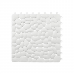 1 tk Kukkumist takistav liitmine &otilde;&otilde;nestav vannitoa libisemisvastane matt veekindel vannitoavaip valge