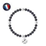 Bracelet - PERLINEA - My Chance - Perles de Culture d'Eau Douce 5-6 mm - Argent 925 - &Eacute;lastiqu&eacute;