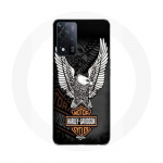 Coque Maniacase pour Oppo A93s 5G harley davidson mini poster logo aigle