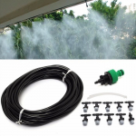 Kastmiskomplekt Goutte &agrave; Goutte TEMPSA - Tuyau 10M avec 10 Buse - Plastique - Noir